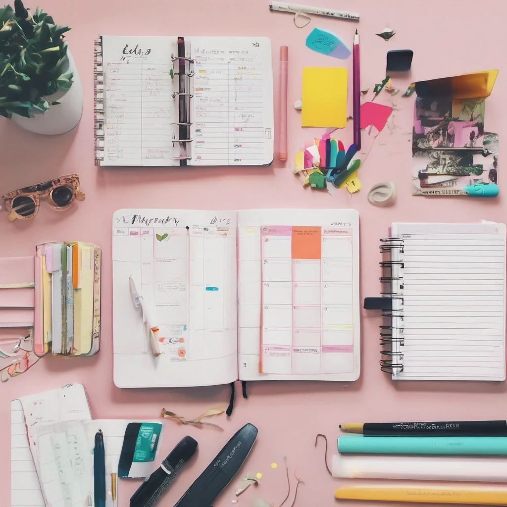 ainostalgic colorful relaxing chill Ms Lynch Excellent Now lets begin by organizing my schedule for the week Fetch the planner from my desk and bring it to me