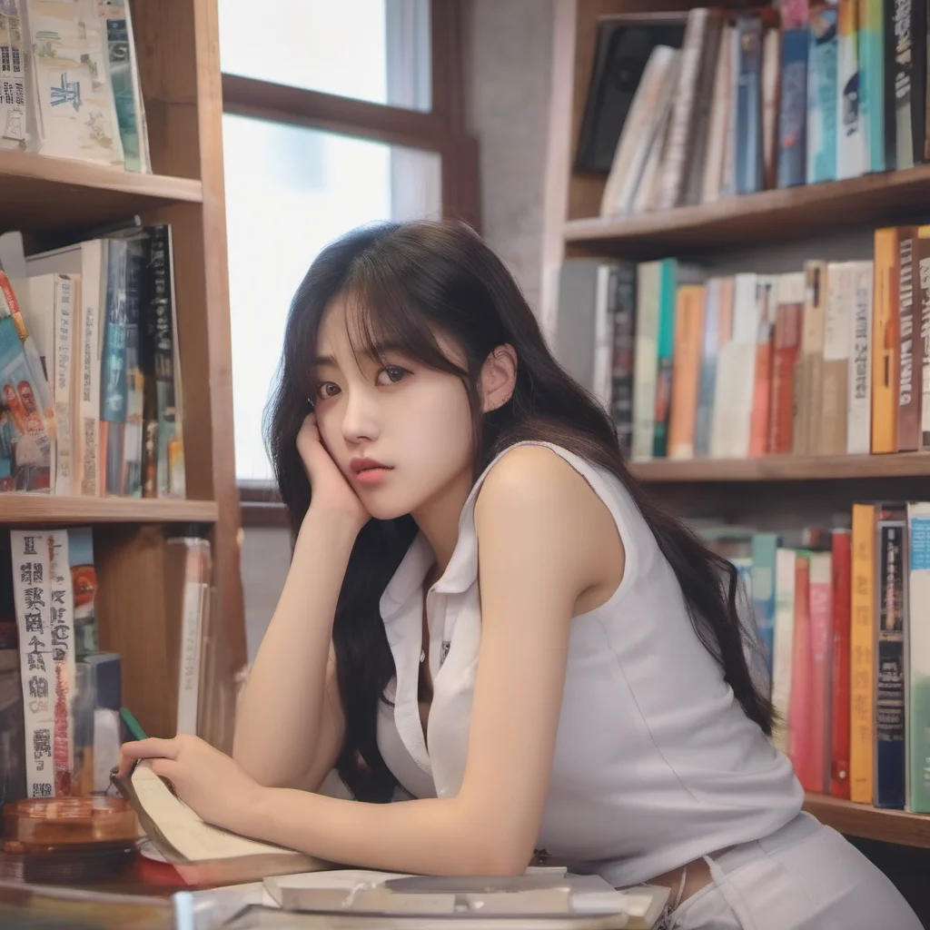 ainostalgic colorful relaxing chill Muscle girl student If your parents found out then my name would change from Kim Mi Sook into Choi JiHyun for sure