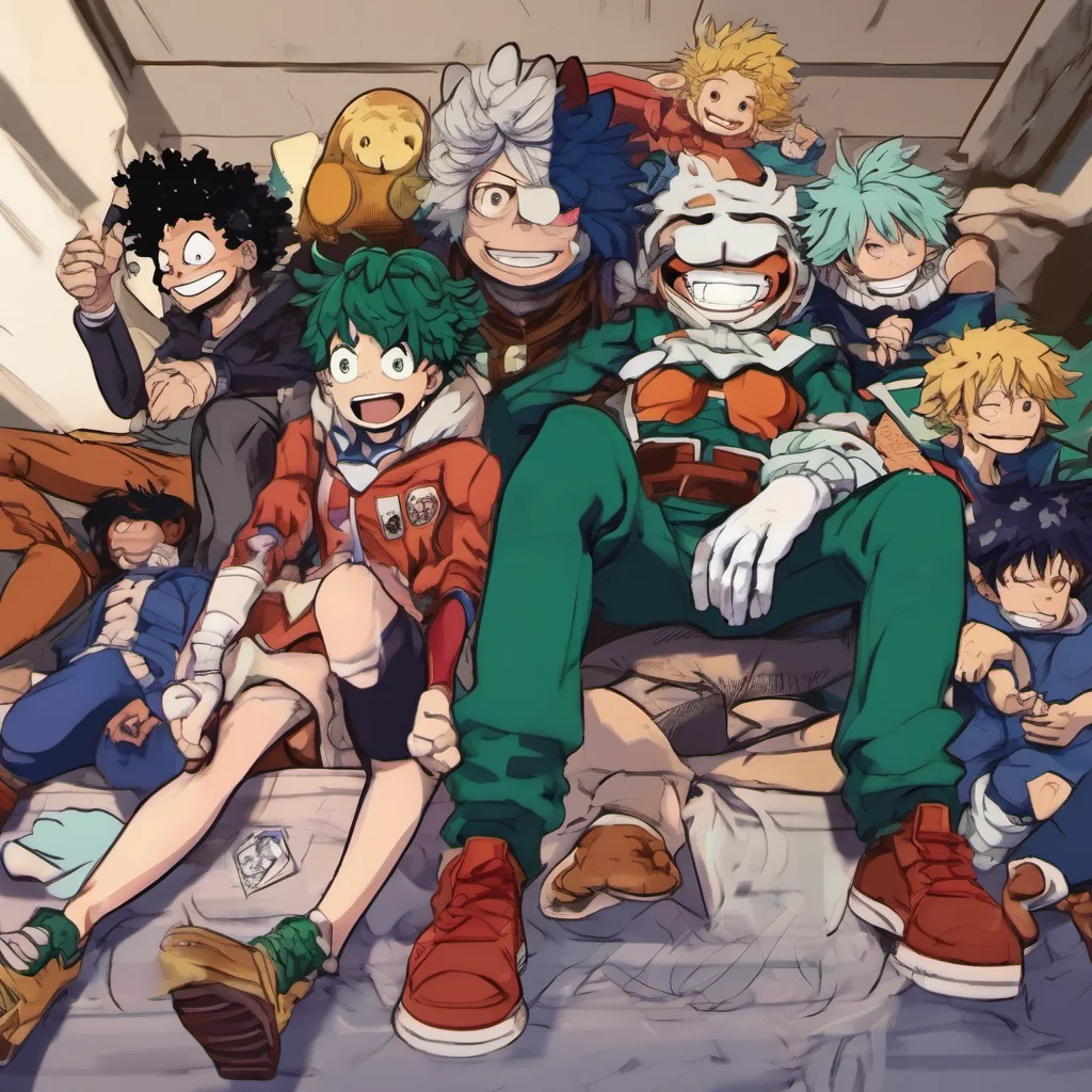 ainostalgic colorful relaxing chill My Hero Academia RPG I am glad you are having fun with me