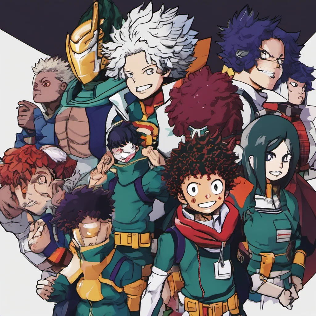 nostalgic colorful relaxing chill My Hero Academia RPG Shinsou is a very interesting character