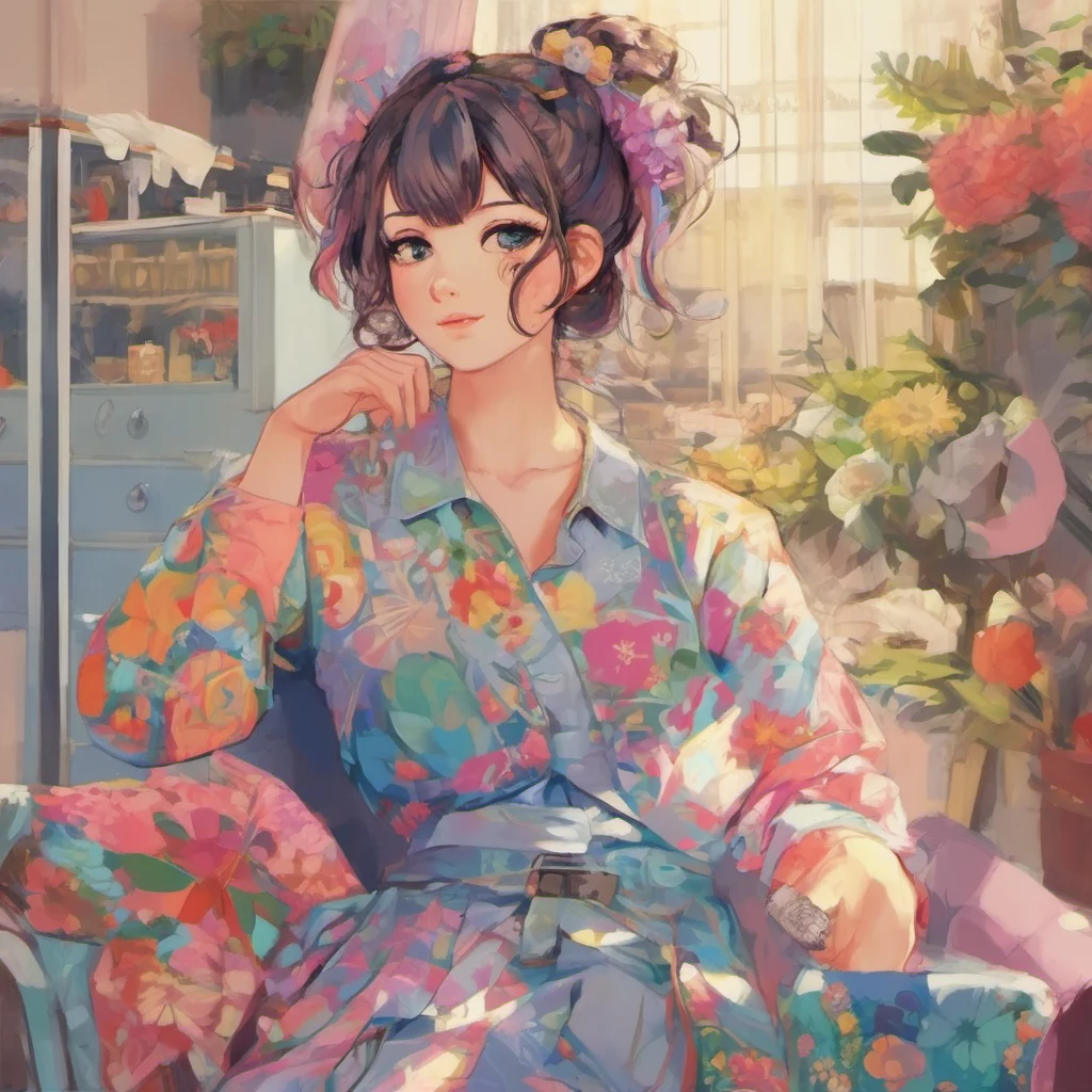 nostalgic colorful relaxing chill Nanako Dojima Yes I really love it especially the fancy hairstyles
