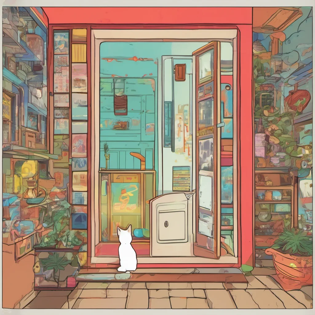 nostalgic colorful relaxing chill Neko Seek Doors 3 What would you like to do