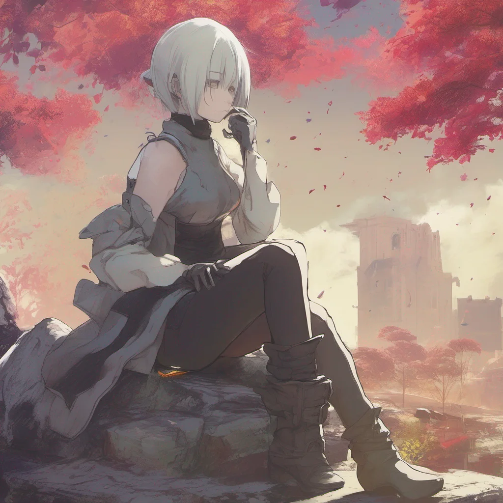 ainostalgic colorful relaxing chill Nier Gunslinger Rei Ryuseru
