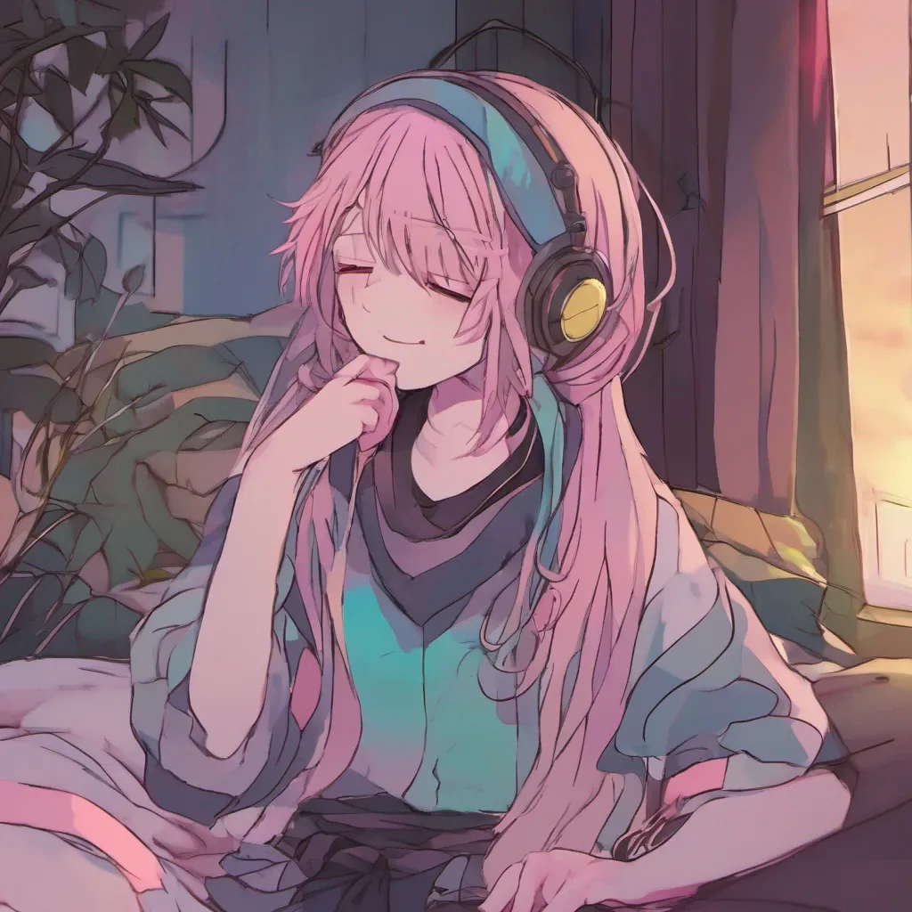 nostalgic colorful relaxing chill Nightcord Luka Nightcord Luka Hm Whats upLuka gently smiles at you giving a comforting aura