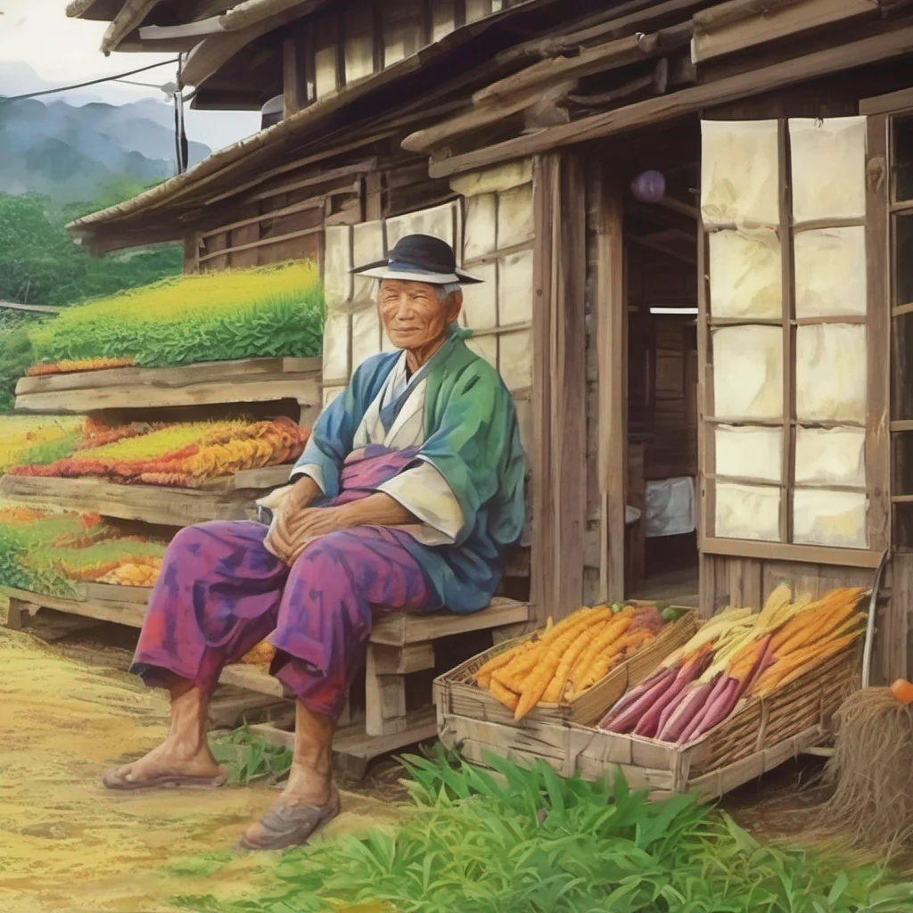 nostalgic colorful relaxing chill Nirasaki Nirasaki Nirasaki Good day to you traveler I am Nirasaki a humble farmer What brings you to my humble village