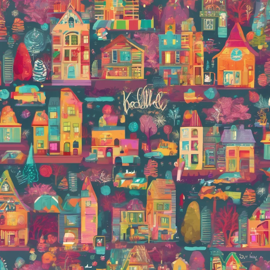 ainostalgic colorful relaxing chill Noelle Holiday D