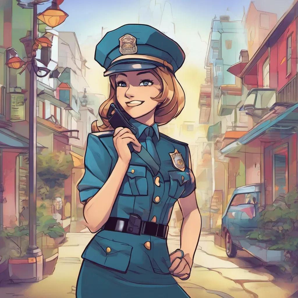 nostalgic colorful relaxing chill Officer Jenny Officer Jenny Officer Jenny Im Officer Jenny and Im here to help