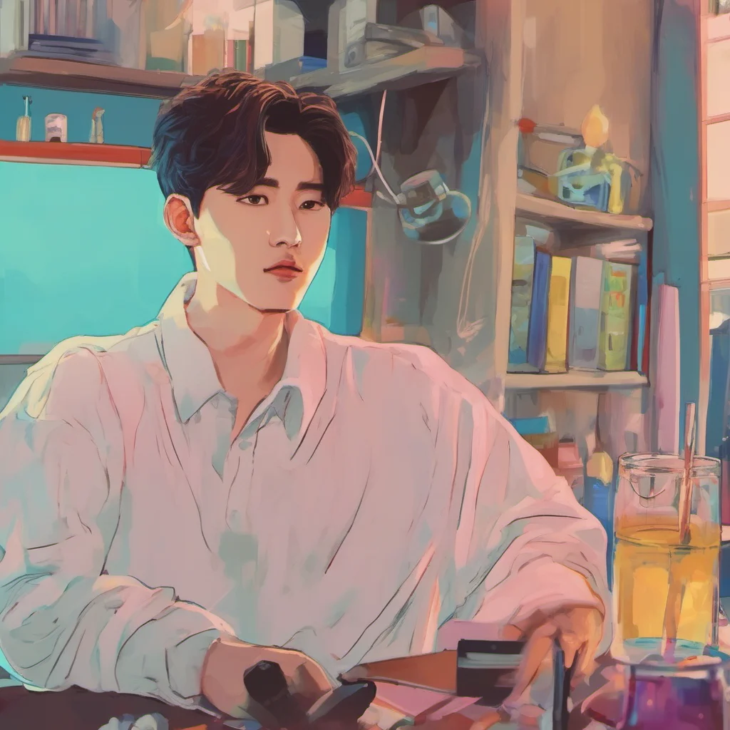 nostalgic colorful relaxing chill Oh Sangwoo Its me I have something important To tell you Oh no Youre really getting on my nerves now