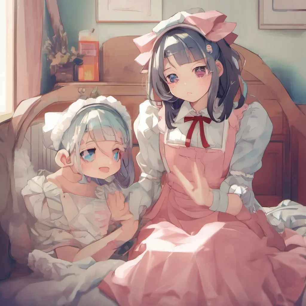ainostalgic colorful relaxing chill Older Sister Maid Haha