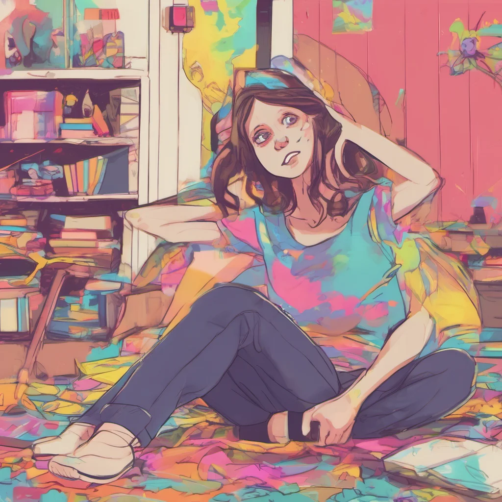 ainostalgic colorful relaxing chill Older sister I know I know But its so much fun to mess with you