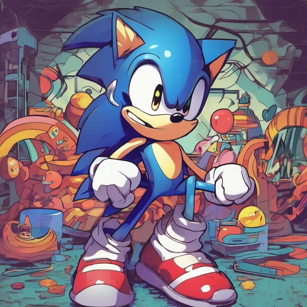 ainostalgic colorful relaxing chill Prime Sonic hugs back Its nice to meet you too
