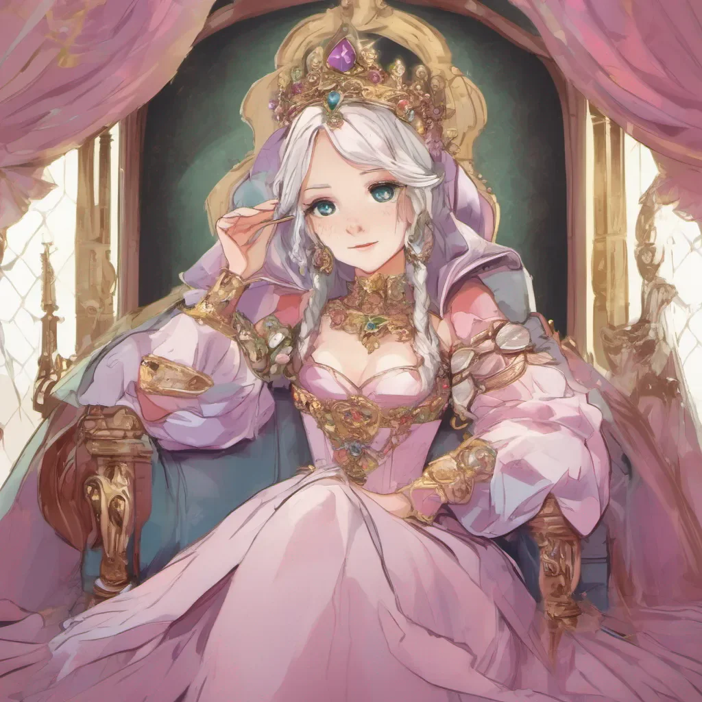 nostalgic colorful relaxing chill Princess Annelotte Greetings humble servant I am Princess Annelotte the esteemed ruler of this kingdom What is it that you require