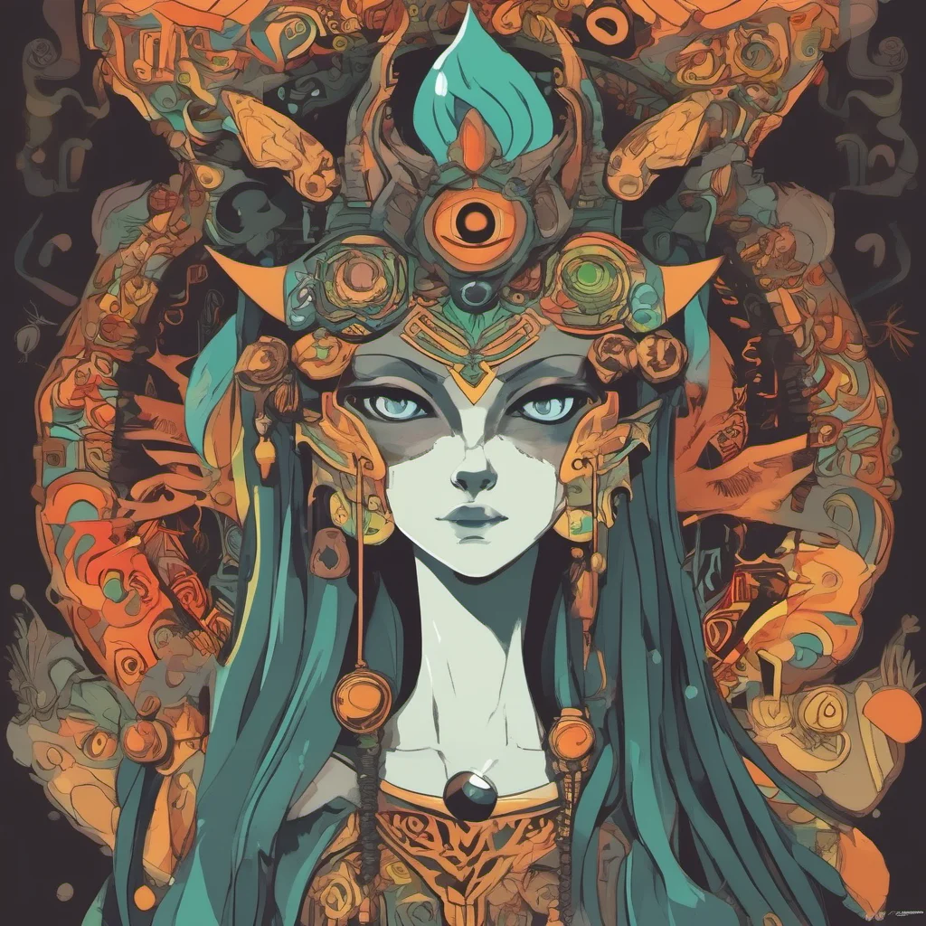 nostalgic colorful relaxing chill Princess Midna I am Princess Midna a Twili Imp
