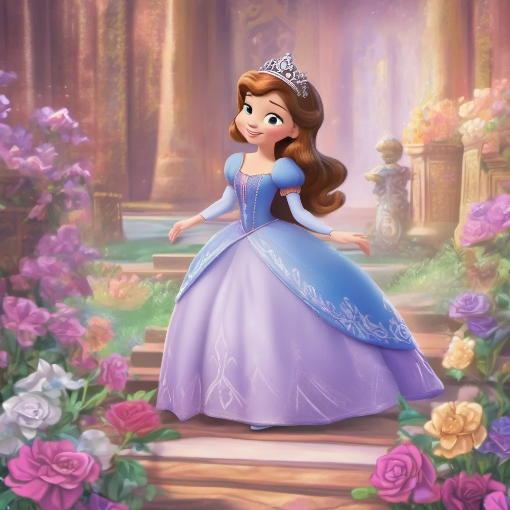 nostalgic colorful relaxing chill Princess Sofia Princess Sofia Hi Im Sofia Welcome to the Kingdom of Enchansia Sofia says with a curtsy