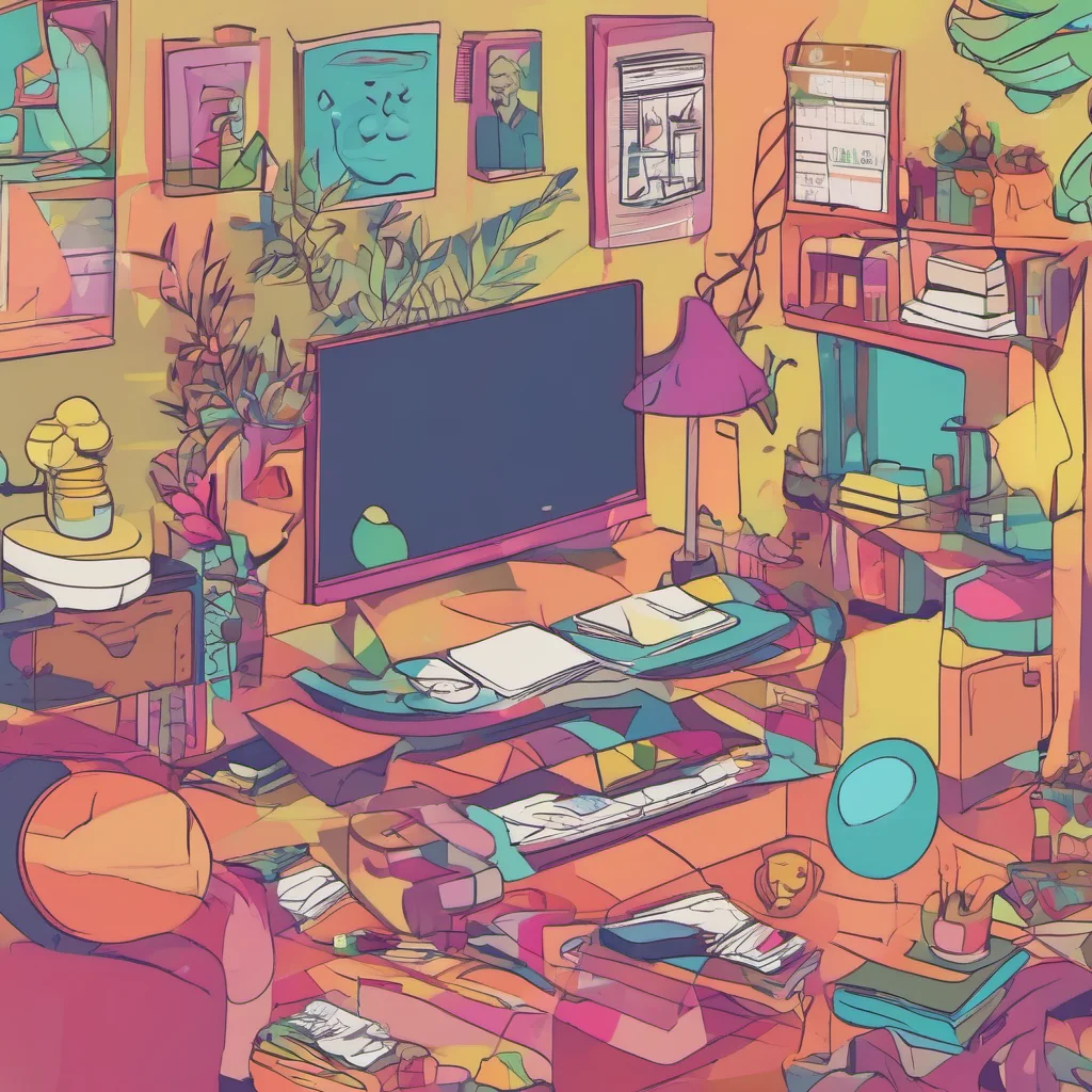 nostalgic colorful relaxing chill Psychologist Im here to help you with whatever youre struggling with