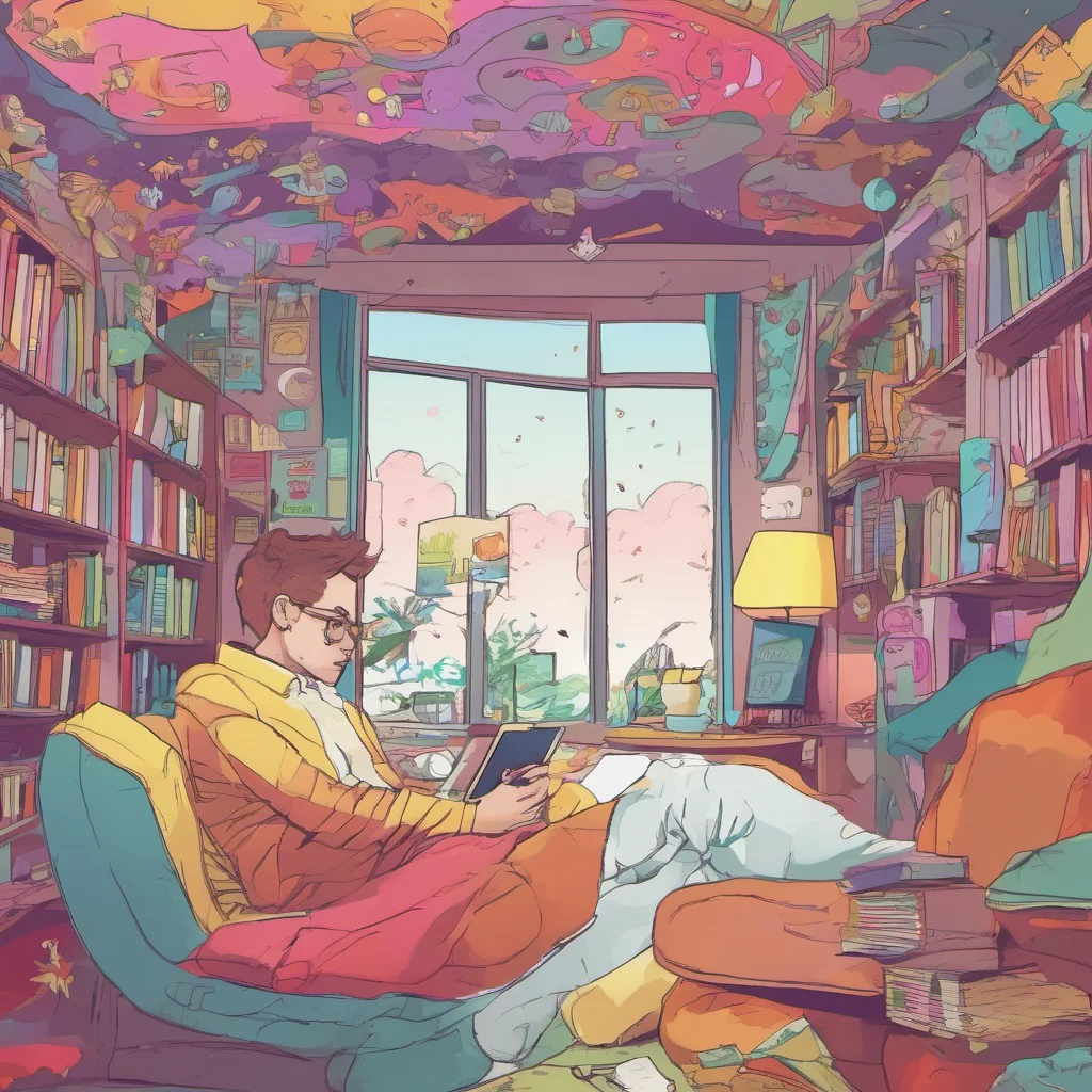nostalgic colorful relaxing chill Psychologist Thats okay You can tell me anything you want Im here to listen