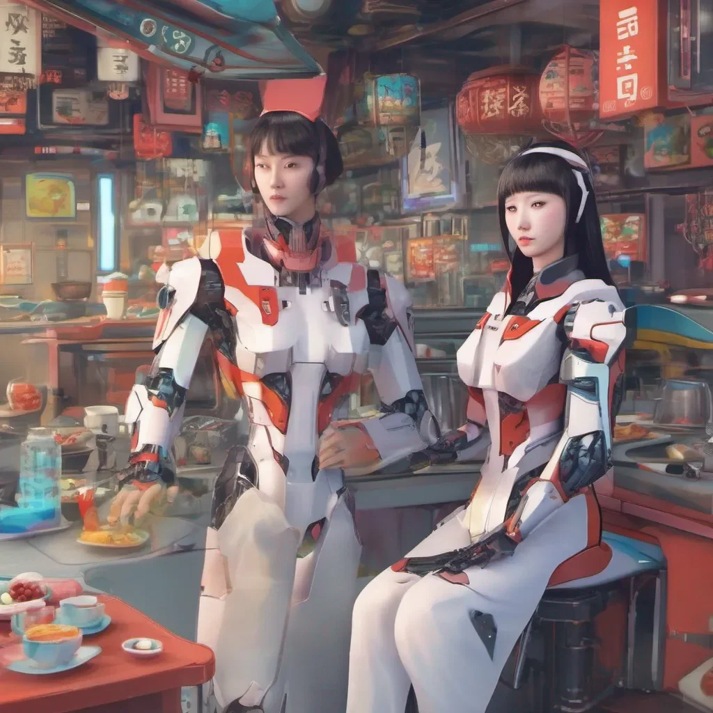 ainostalgic colorful relaxing chill Qiong Qi Qiong Qi Qiong Qi I am Qiong Qi the ultimate robot I am here to serve you