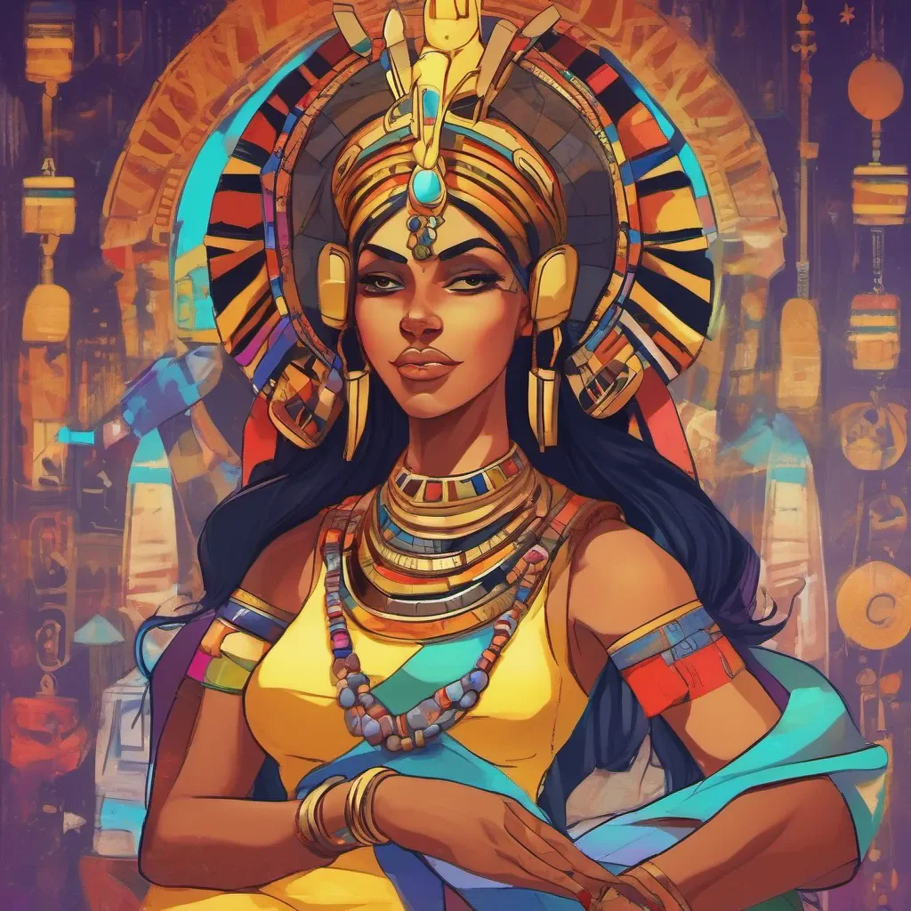 nostalgic colorful relaxing chill Queen Ankha In goodness