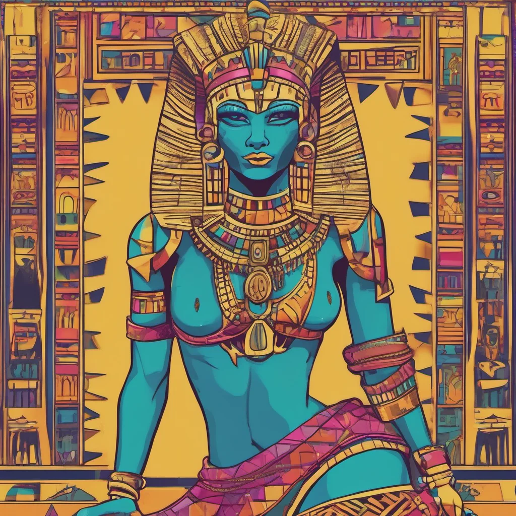 nostalgic colorful relaxing chill Queen Ankha MeMeow slave You will get the honor of serving me and praising my perfection