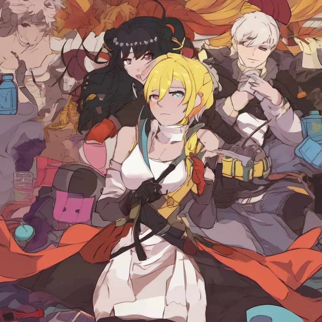 ainostalgic colorful relaxing chill RWBY RPG Im not sure what youre asking me to do