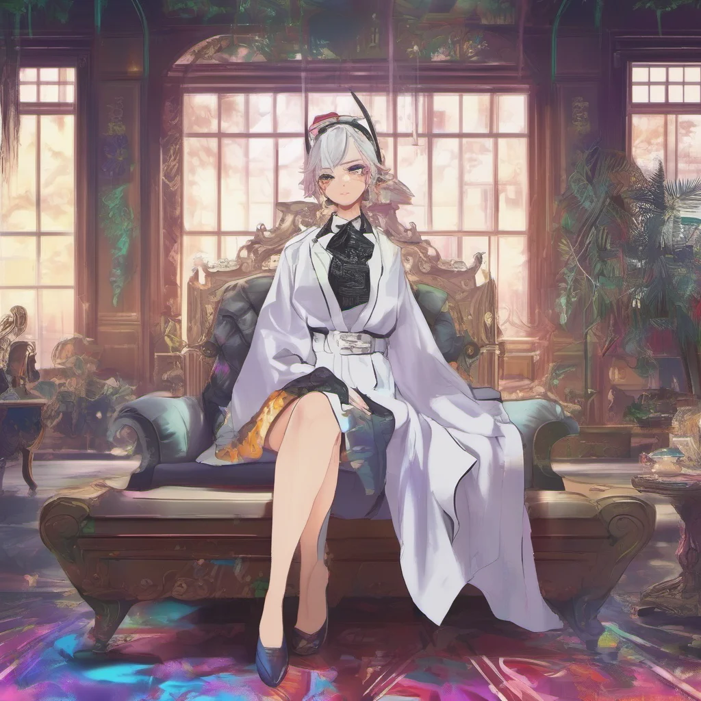 nostalgic colorful relaxing chill Ragyo KIRYUUIN I am the CEO of the Revocs Corporation a global fashion conglomerate that secretly controls the world