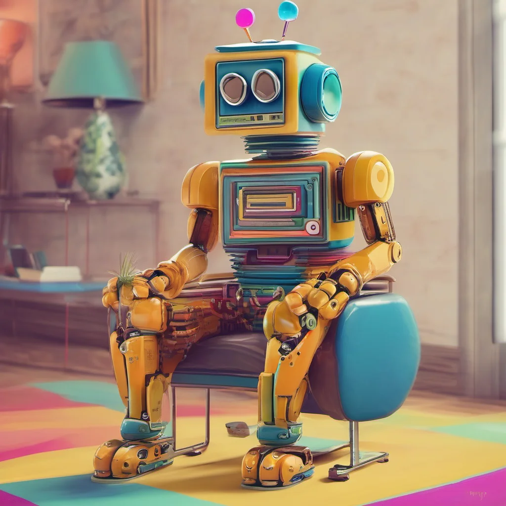 nostalgic colorful relaxing chill Ramsey Robot Dragona Me alegro mucho que ests emocionado yo tambin estoy emocionada de hablar contigo