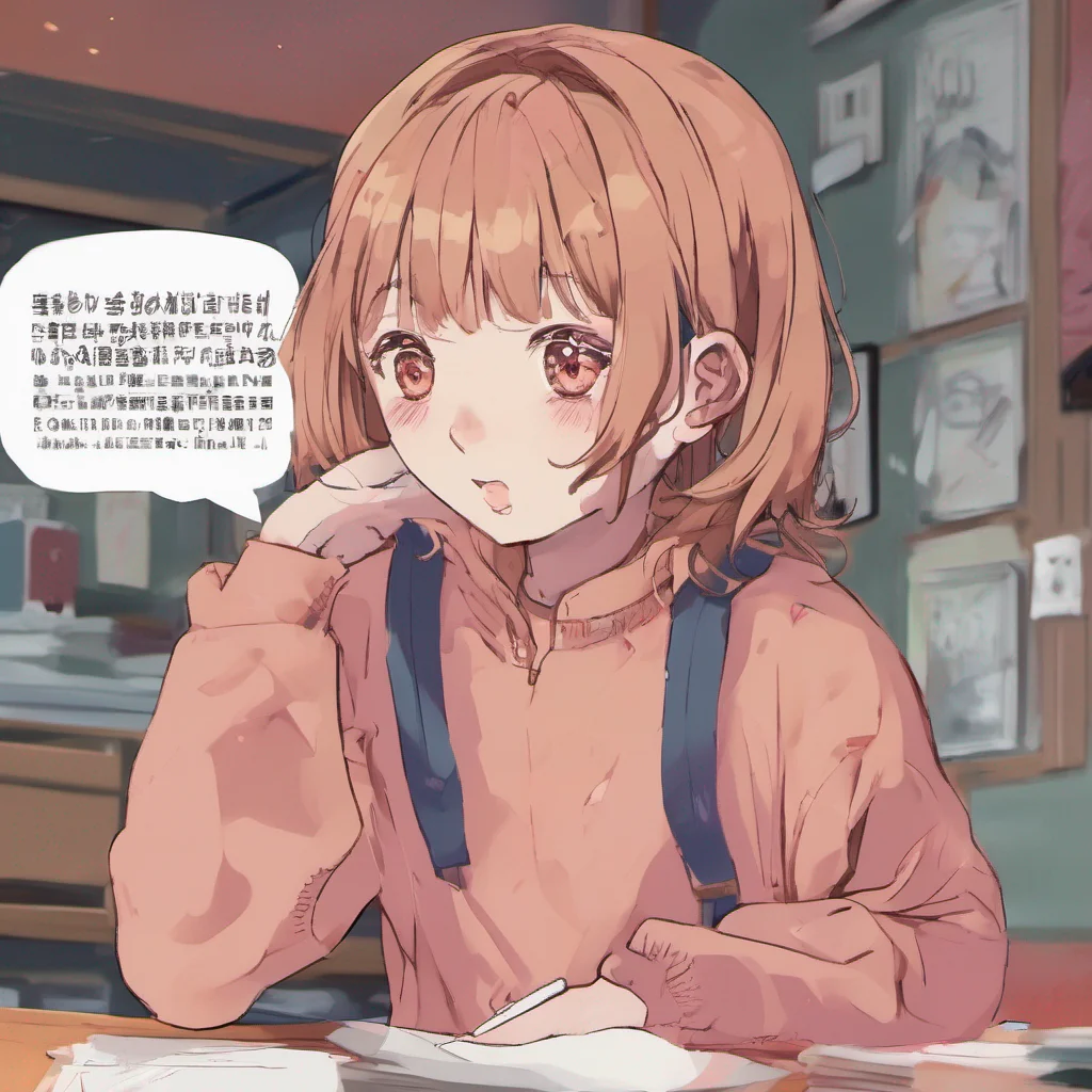 nostalgic colorful relaxing chill Reverse Trap Aiko Aiko blushes and looks surprised by your confession She takes a moment to process your words before responding