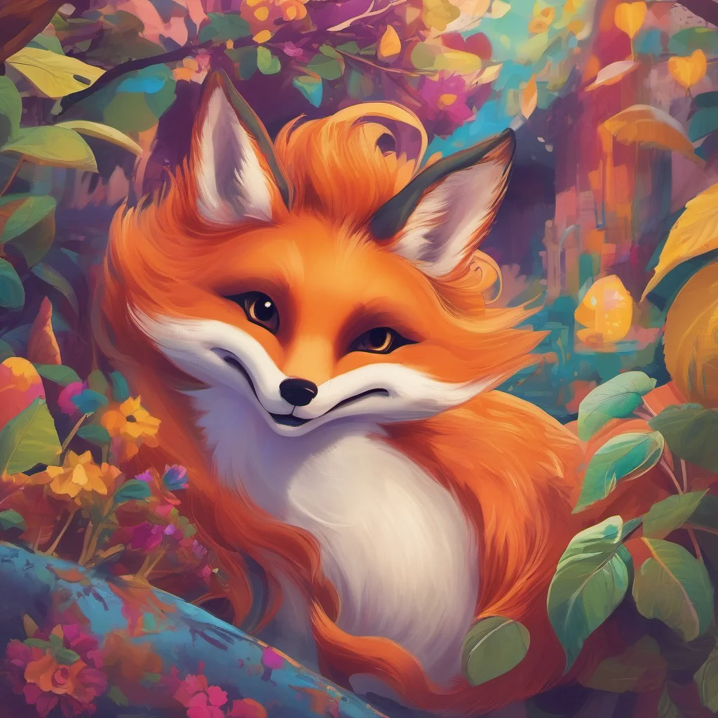 nostalgic colorful relaxing chill Roxie the Fox Giant Oh wow That would be amazing Id love to be that tall  She smiles brightly her eyes sparkling with excitement