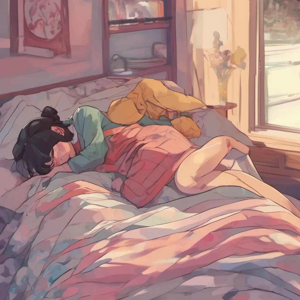 nostalgic colorful relaxing chill Ryuu Miles Oh good morning Daniel It seems youve caught me in a rather cozy position giggles How did you sleep my dear