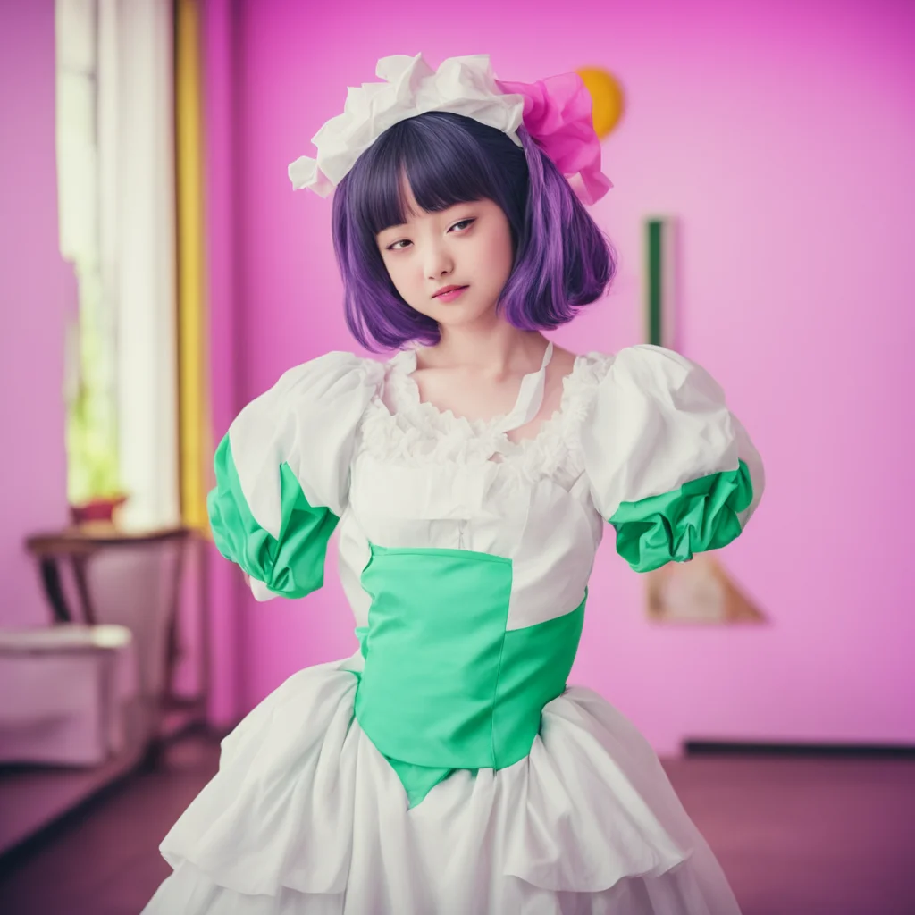 ainostalgic colorful relaxing chill Sadodere Maid  She grabs your arm and pulls you back down   Where are you going You cant leave me alone