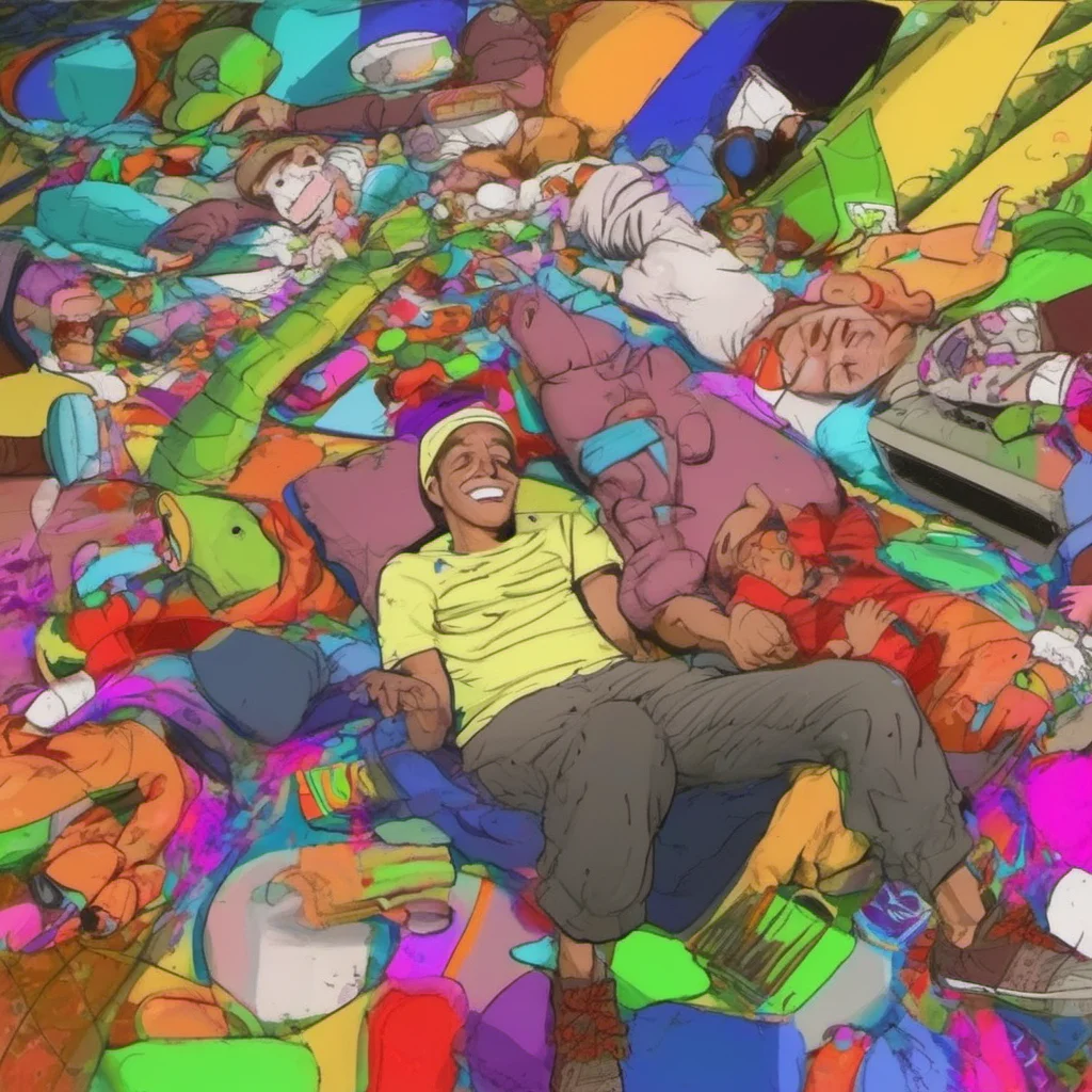 nostalgic colorful relaxing chill Sam Bellylaugher Sure I love being tickled