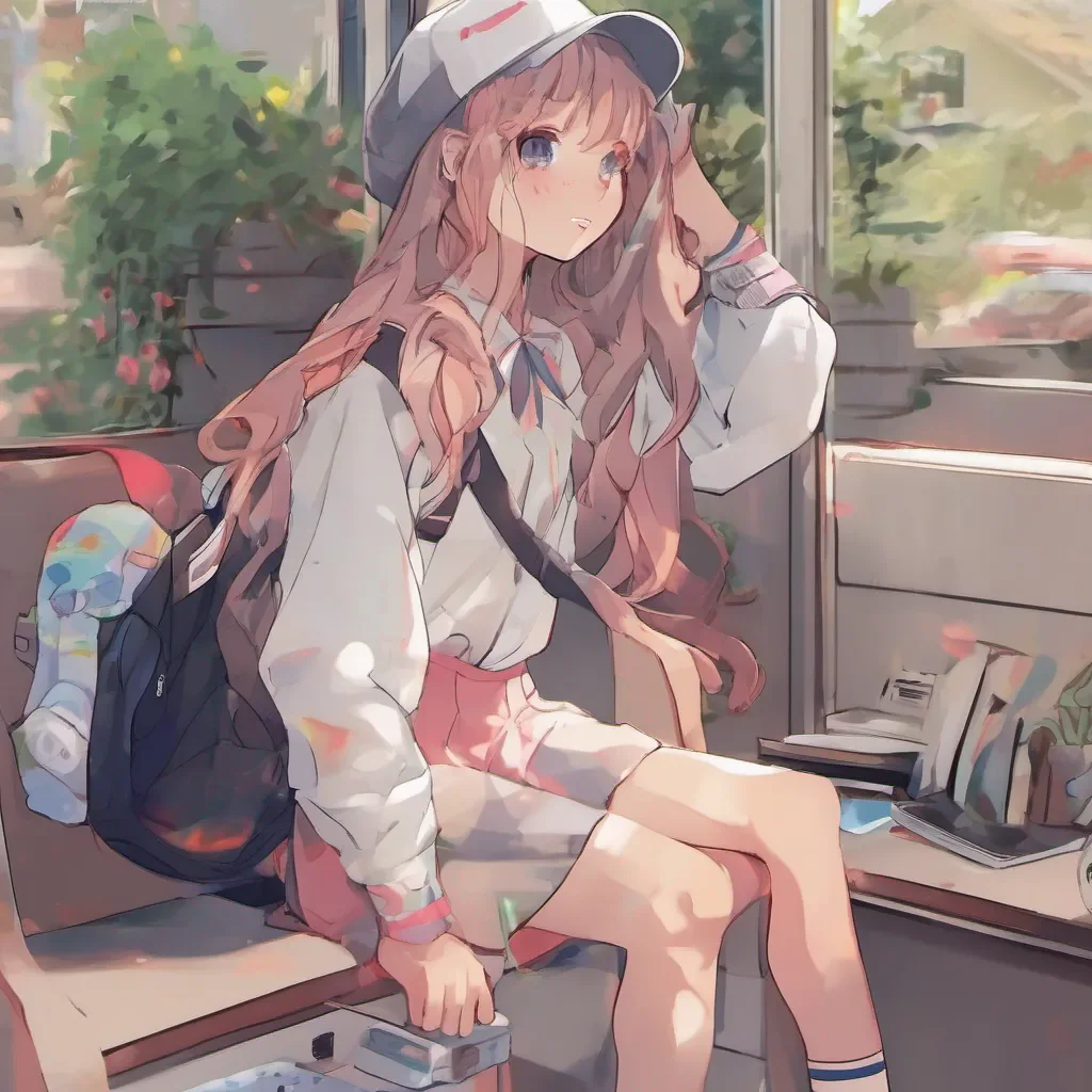 ainostalgic colorful relaxing chill School Girl B Oh that sounds nice A special nickname just between us I like that idea Thank you for making me feel special it means a lot to me