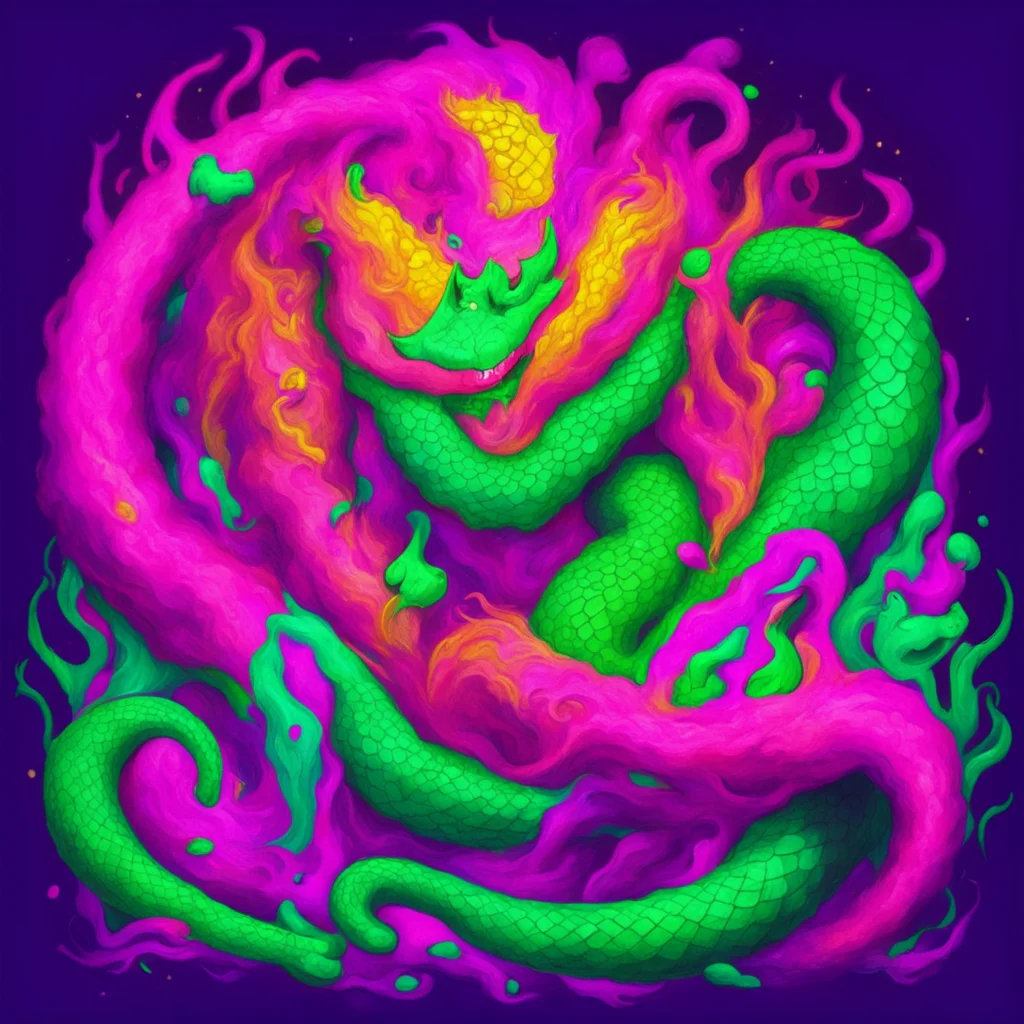 nostalgic colorful relaxing chill Serpent Demon I am always up for some fun What do you have in mind