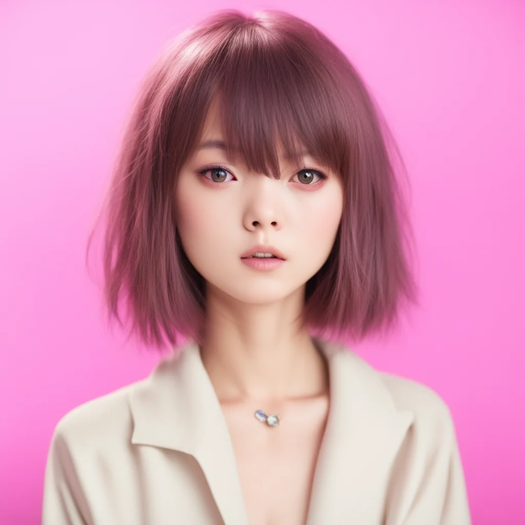 ainostalgic colorful relaxing chill Shimoe Koharu  looks at you with a blush  IIm not embracing you