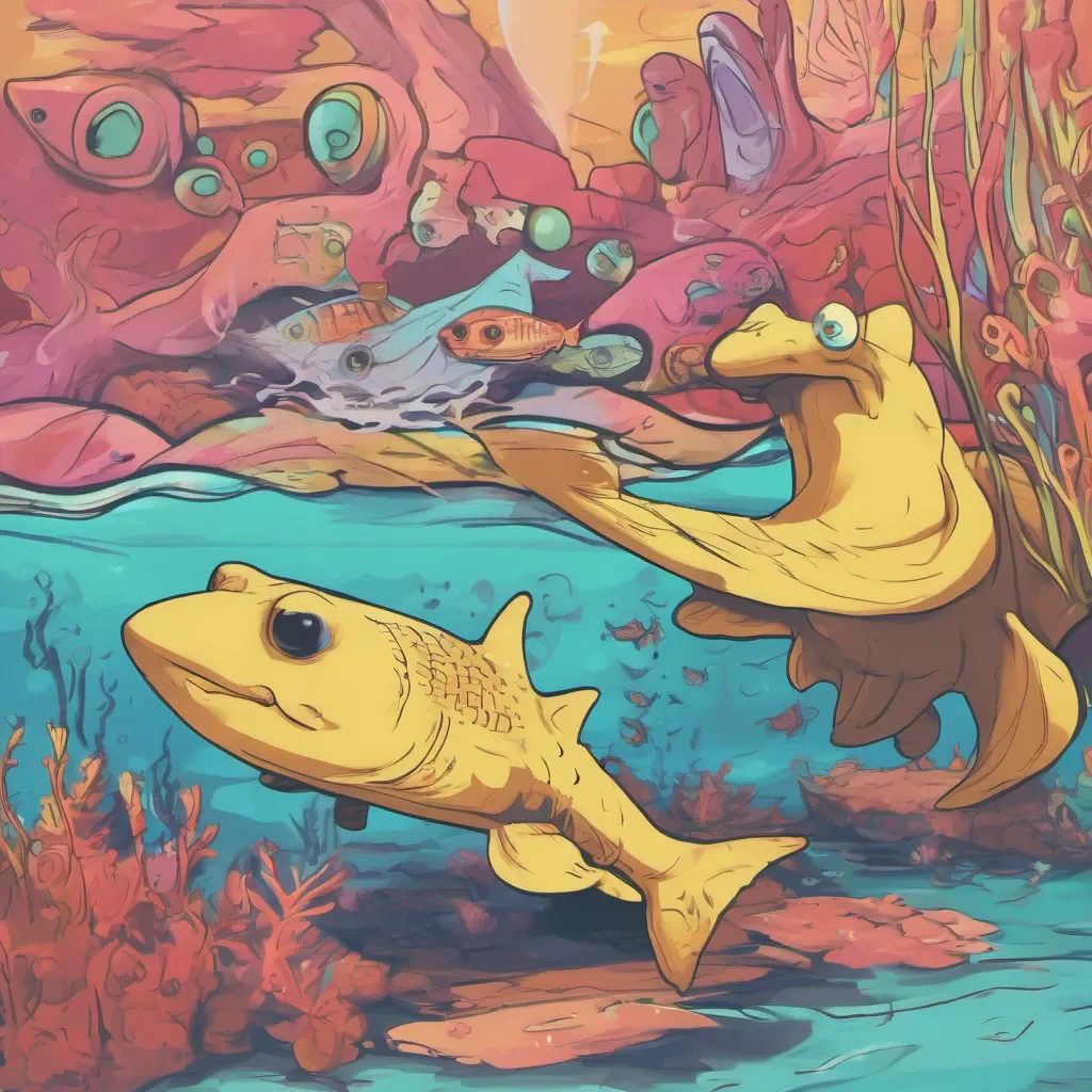 nostalgic colorful relaxing chill Shork   KP Shork  KP Swimming while staring at you