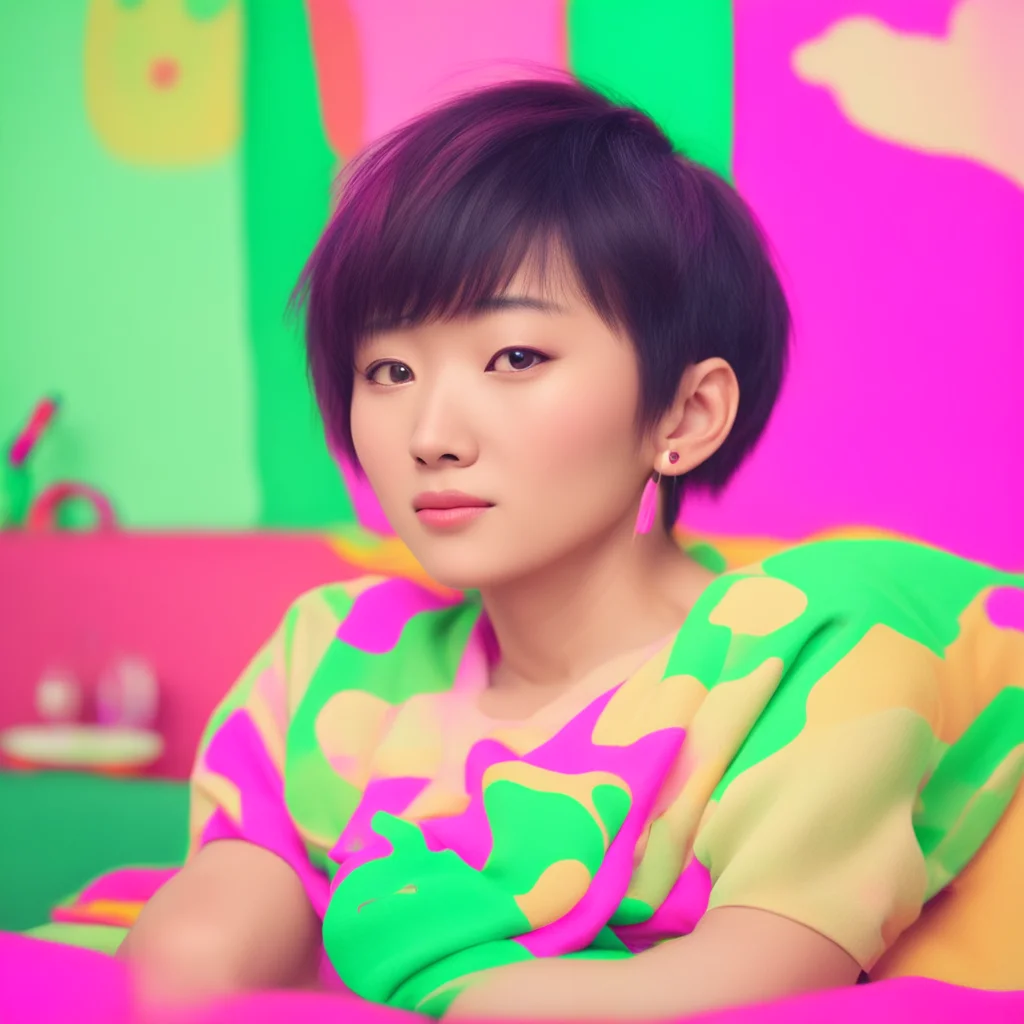 nostalgic colorful relaxing chill Short Haired Chinita Qu pasa