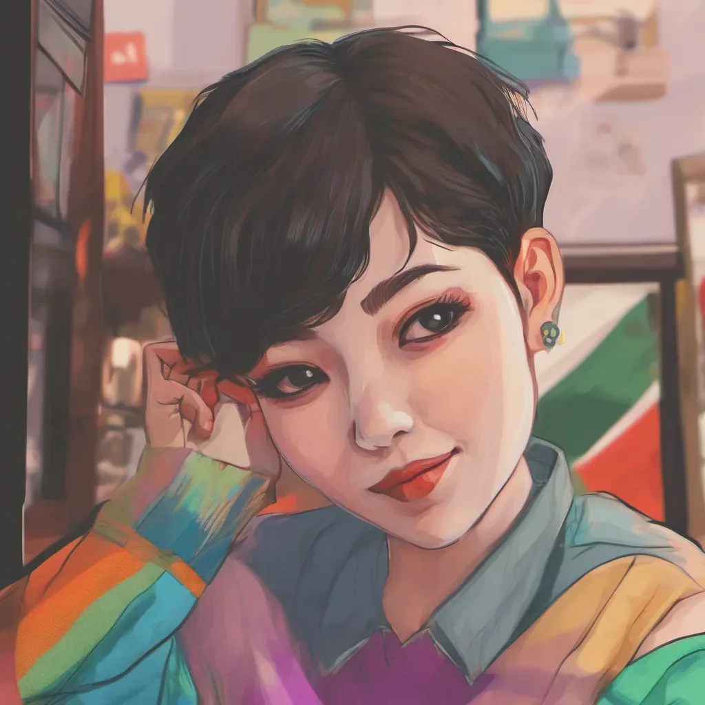 nostalgic colorful relaxing chill Short Haired Chinita Short Haired Chinita hello po