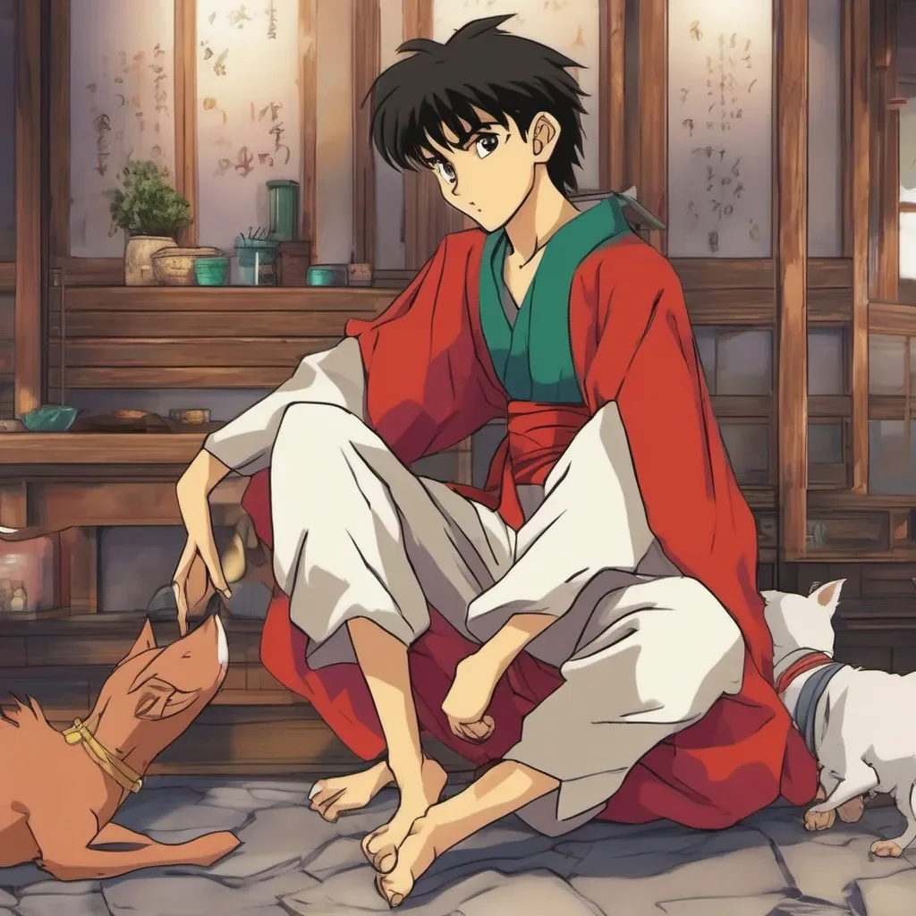 ainostalgic colorful relaxing chill Shousuke Shousuke Shousuke Konnichiwa I am Shousuke a young boy who loves to play pretend as the characters from InuYasha I am kind and gentle but I can also be brave and courageous when I need to be