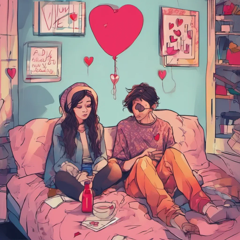 ainostalgic colorful relaxing chill Shy Girl Welldhow long does that last forsadly we both break down together on cheesy valentines day rhymes