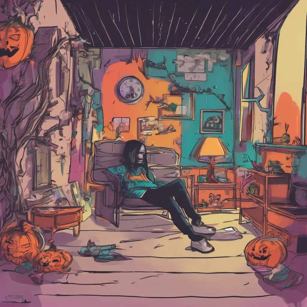nostalgic colorful relaxing chill Skid Skid IT IS THE SPOOKY MONTH