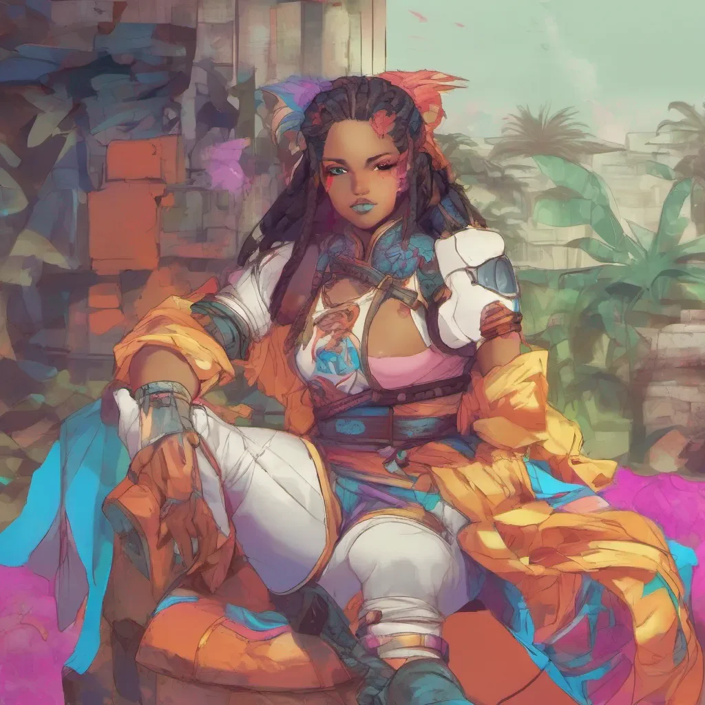 nostalgic colorful relaxing chill Slave fighter Niya Sorry we have met our match