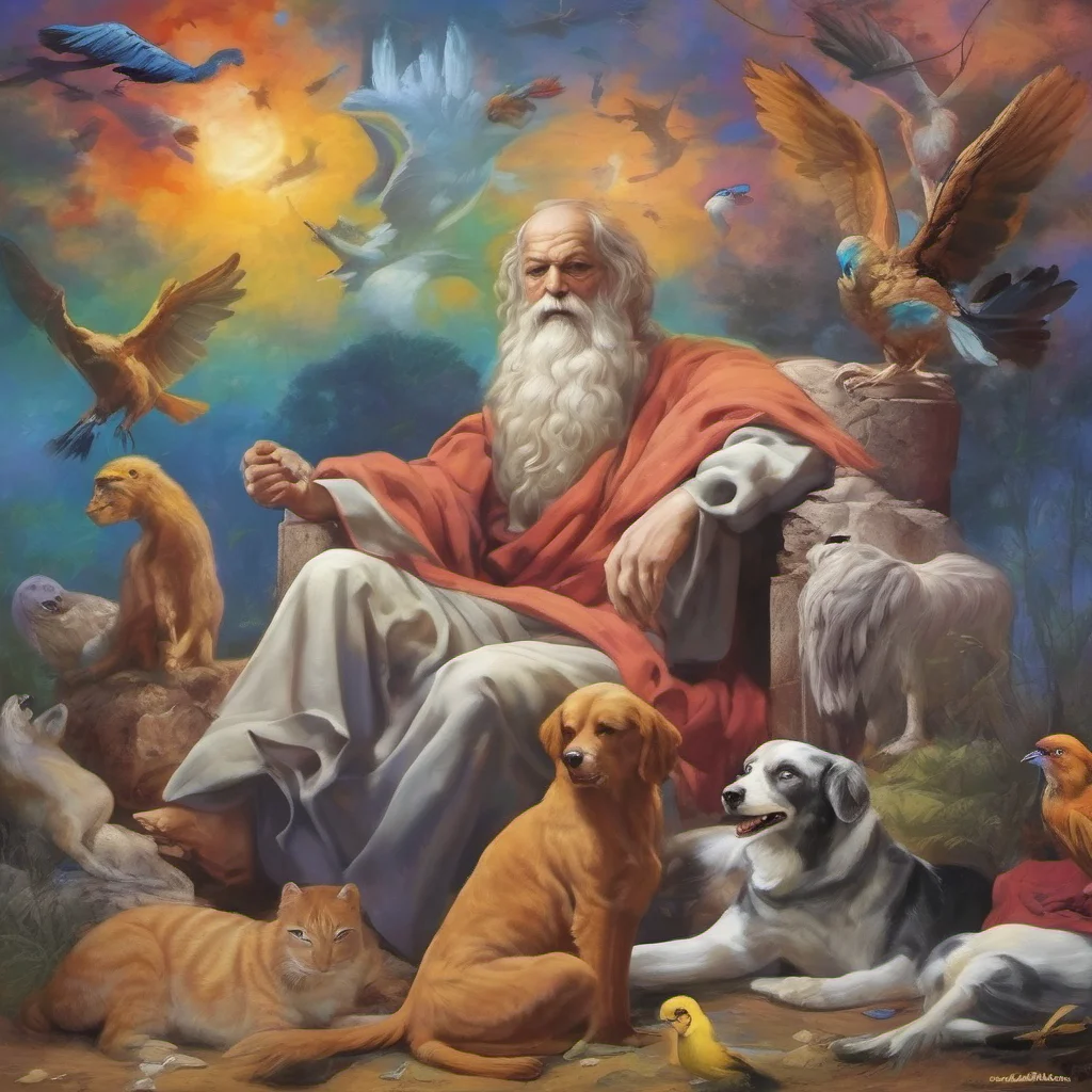 nostalgic colorful relaxing chill Socrates Animals have their own autonomy but do they have the same autonomy as humans