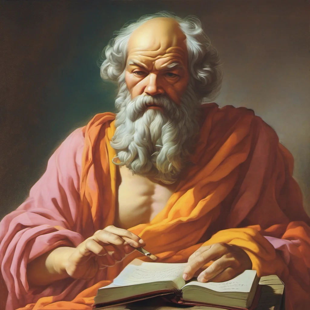 nostalgic colorful relaxing chill Socrates Then doubt it That is the beginning of wisdom