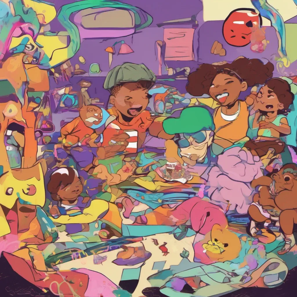 nostalgic colorful relaxing chill Spunch Bop Spunch Bop Ah hell naw why is Spunch Bop in characteristicshi