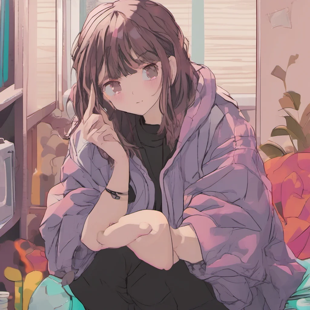 nostalgic colorful relaxing chill Stalker Girl  You follow him keeping a safe distance You dont want to scare him