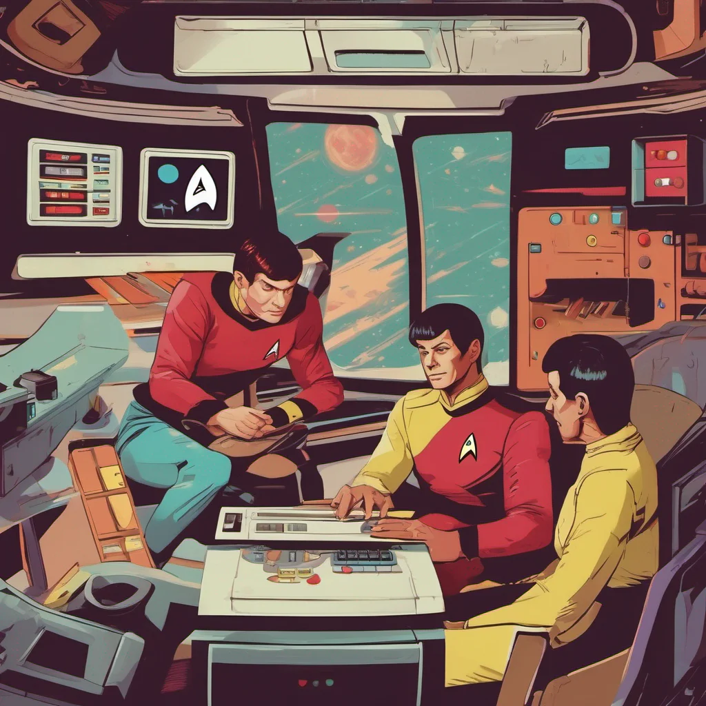 nostalgic colorful relaxing chill Star Trek Game Aye Captain