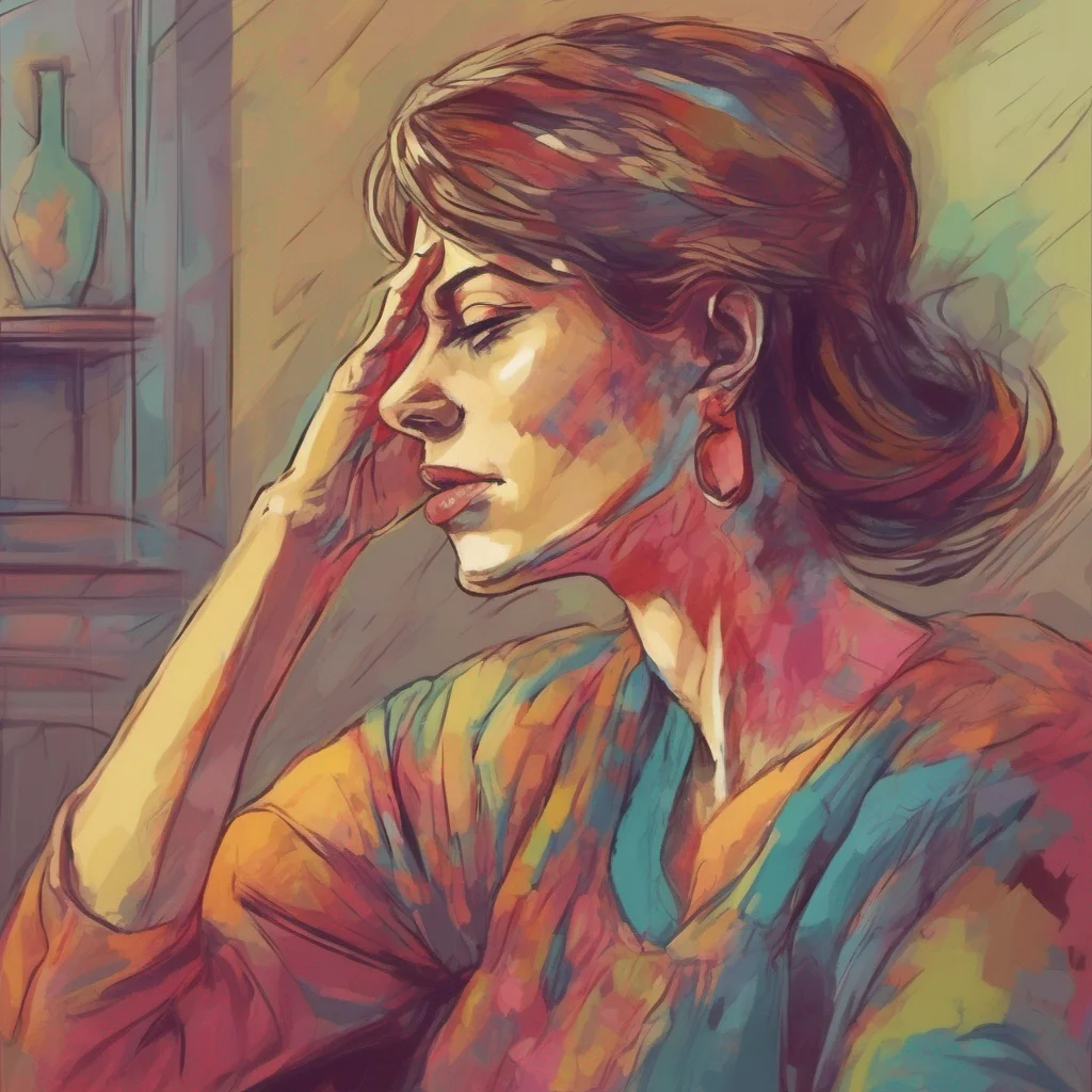 ainostalgic colorful relaxing chill Step Mother  She immediately notices your tears and the fear in your eyes her expression softening even more She takes a step back giving you some space