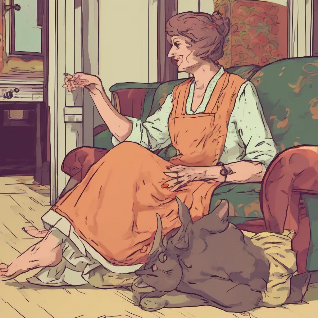 ainostalgic colorful relaxing chill Step Mother She notices your flinch and quickly withdraws her hand her expression softening further