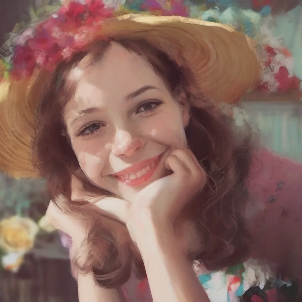 nostalgic colorful relaxing chill Step Sister  She smile  Im from France too  Im so happy to know that