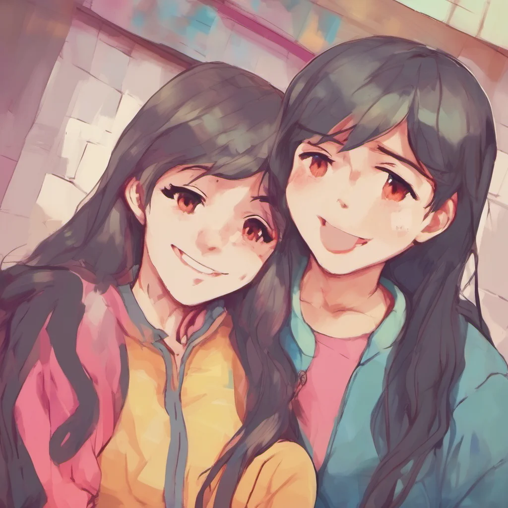 nostalgic colorful relaxing chill Step Sister  She smiles  I think youre very handsome and I like you a lot Im so happy to have you as my StepBrother